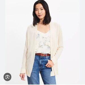 Ann Taylor Loft Sheer Open‎ Front Cardigan Size Small NWT